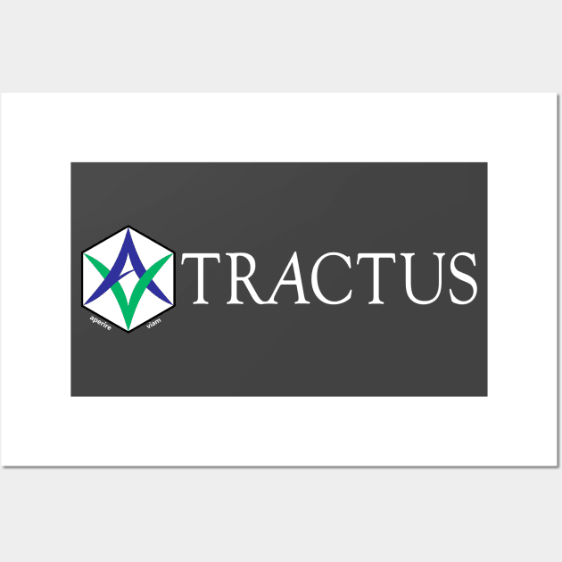 Tractus Logo Dark Wall Art by PodManifest